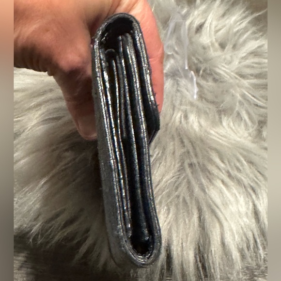 Celine Black Monogram Macadam Canvas Compact Wallet - Picture 6 of 12